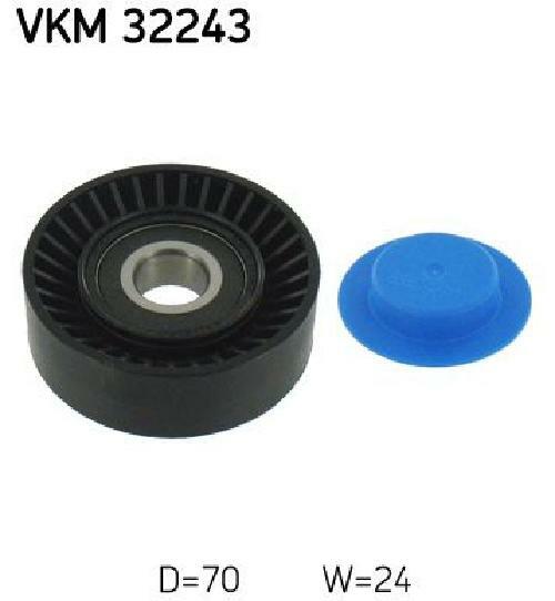 Original SKF Umlenk-/FüHrungsrolle Keilrippenriemen VKM 32243 FüR Chrysler Fiat-image