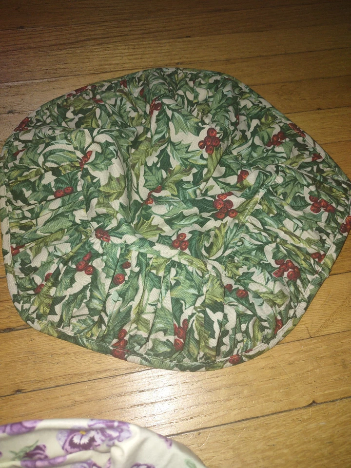 Lot of 5 New Longaberger Basket Cloth Liner Inserts Various Sizes - Image 3 of 4