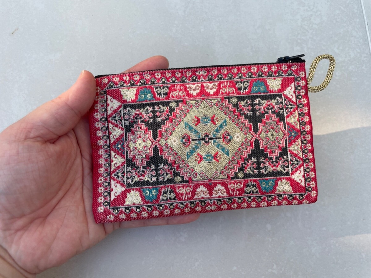 Floral Con Purse Turksh Klm Zp Pouch Bank Card Bag Affordable - Foto 6