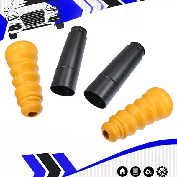 Staubschutz Anschlagpuffer Hinten Protection Kit FüR VW Golf 4 5 6 Polo 9N 6R-image
