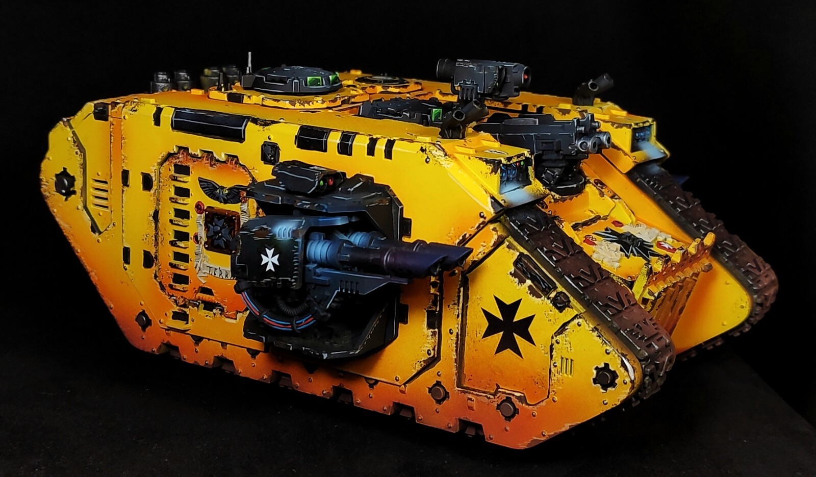 Black Templars Land Raider painted Warhammer 40k Primaris Space Marines ...