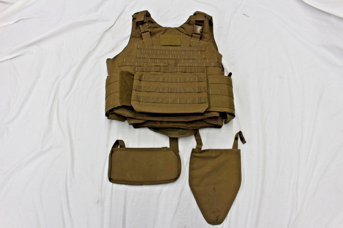 USMC IMTV IMPROVED MODULAR TACTICAL VEST PLATE CARRIER W/ SOFT INSERTS X-LARGE