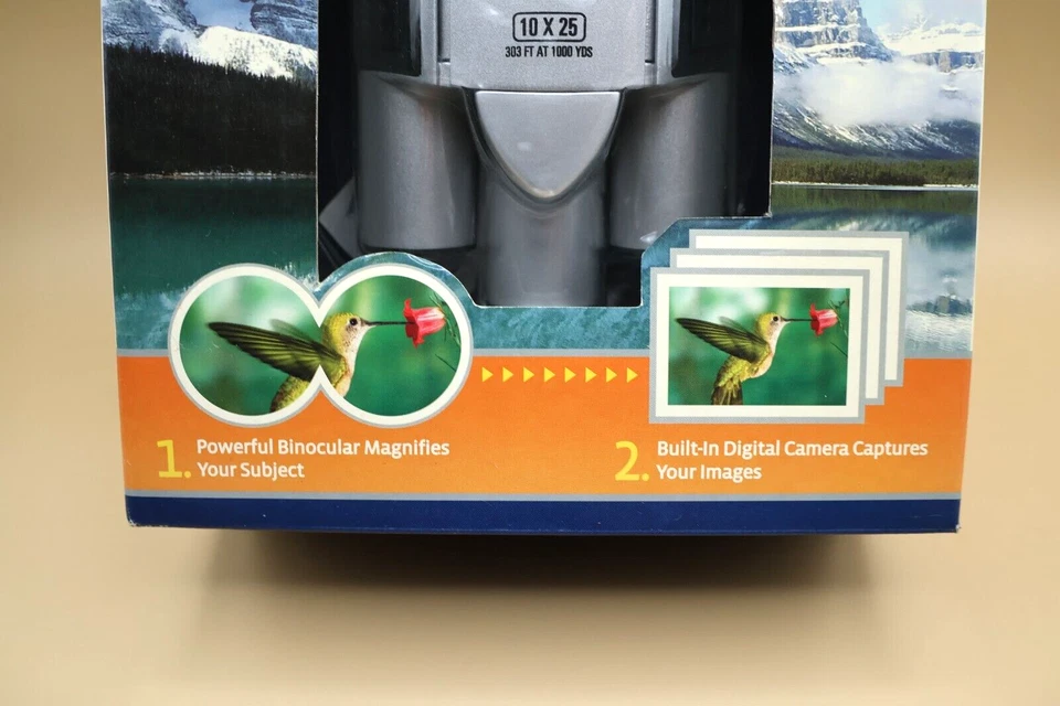 NEW Vivitar Digital Binocular Camera 10x25 Model 1611211 Open Box - Image 3 of 4