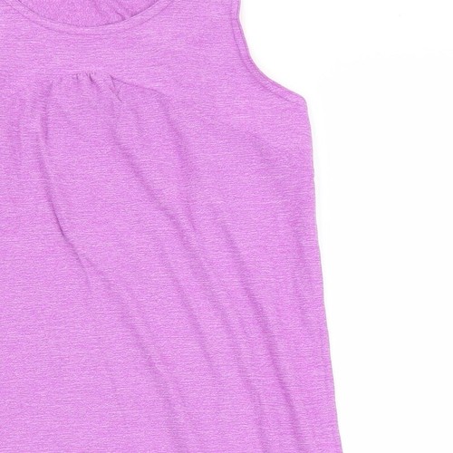 Reebok Womens Purple Polyester Blend Basic Tank Size S - Picture 7 of 12
