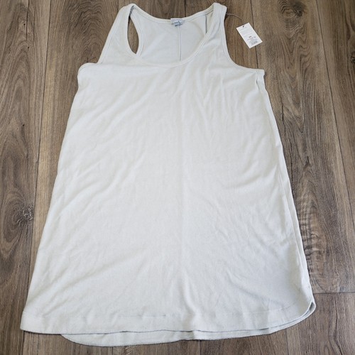 A New Day Women's Plus Size Terry Tank Top Tan XXL - Picture 2 of 7