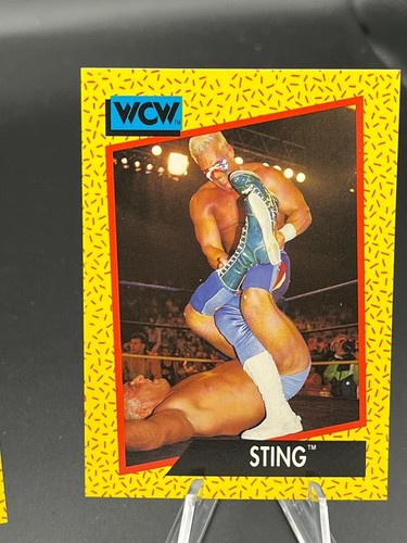 Tarjeta de lucha libre Impel WCW 1992 #11 Sting casi nueva/como nueva