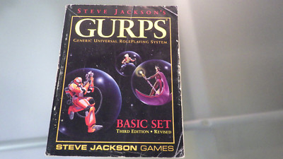Vtg 1989/1994 RPG Game Sourcebook Book GURPS Steve Jackson w/ Instant Characters