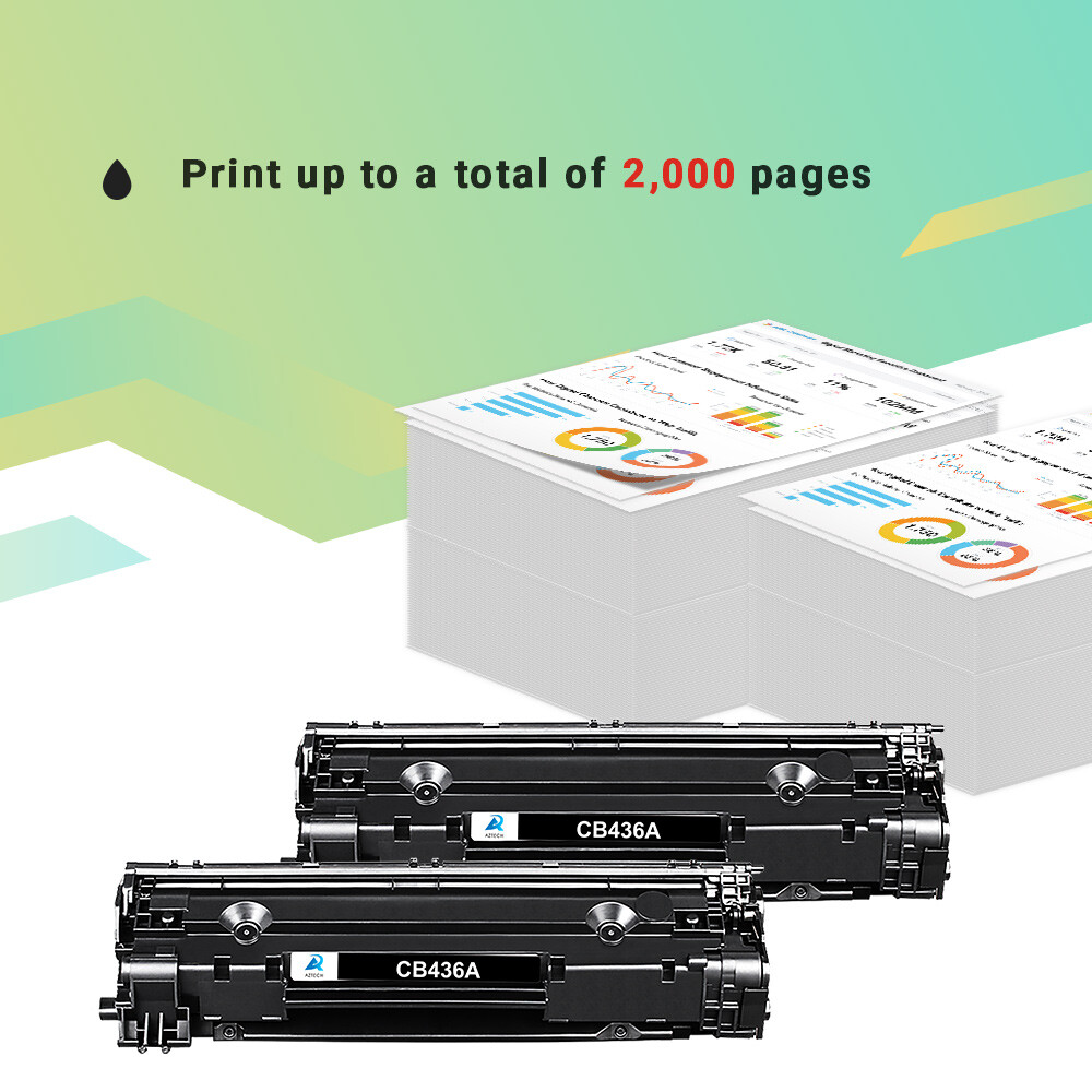 E-smart 36A For 36A / CB436A Laser Toner Cartridge For Laserjet P1505, 1505, P1505N, M1120 MFP - Foto 5