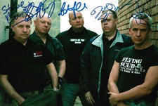 Cock Sparrer autographs signed 20x30 cm picture 