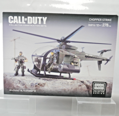 CALL OF DUTY MEGA BLOKS CHOPPER STRIKE NEW