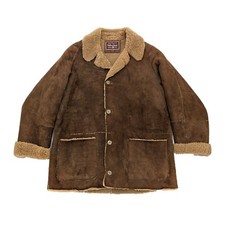 Vintage Marlboro Classics Sheepskin Rancher Jacket Western Coat USA