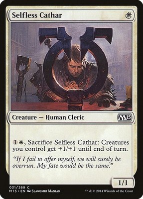 Selfless Cathar 31 Magic 2015 (M15) NM
