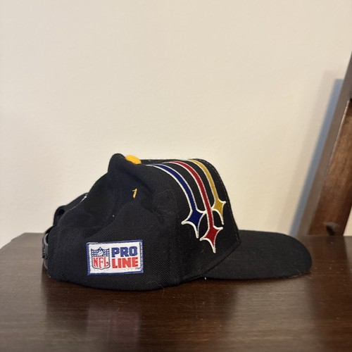 Vintage Pittsburgh Steelers STARTER Snapback Hat Wool Blend NFL Football Cap 90s - Picture 5 of 8