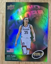 2025 Upper Deck World of Sports Around the Globe Green Azzi Fudd #ATG-AF