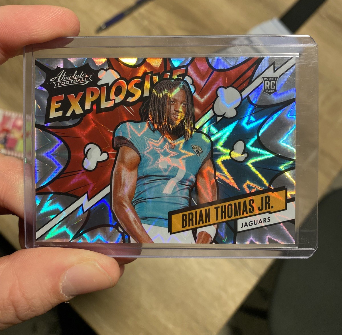 2024 Panini Absolute - Explosive Brian Thomas Jr. #EX-BTJ (RC)