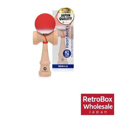 Heart Beat Kendama Mystical Solid Red Matt Two-Tone Competitive