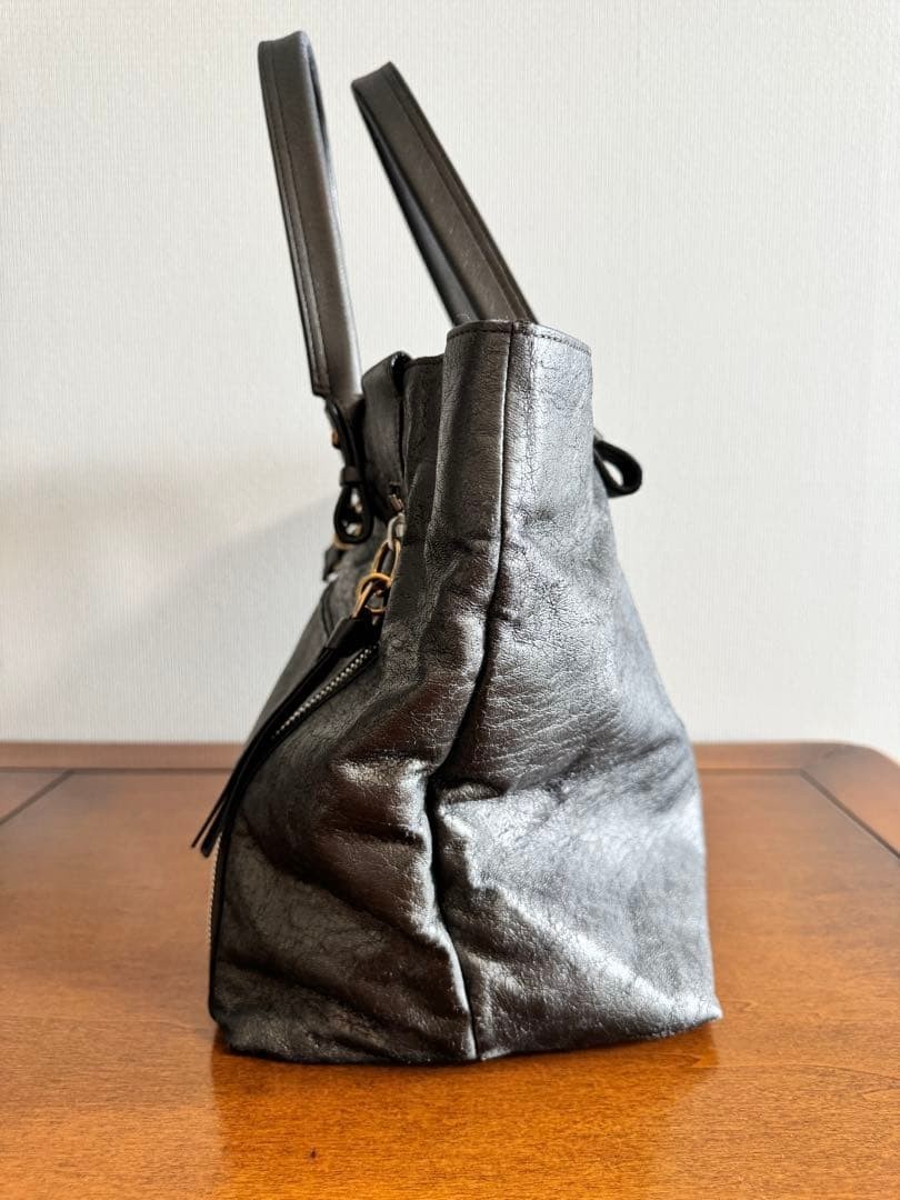 Authentic Chloe Eclipse Leather Tote Shoulder Bag… - image 7