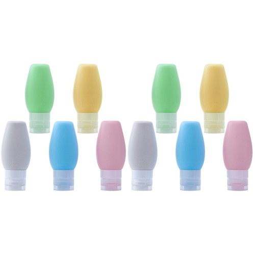 Holdes Reiseflasche 90ml Silikon - Kosmetikbehälter Mit Massagebürste