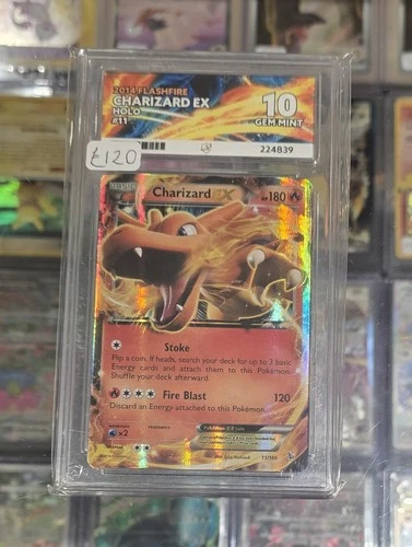 Charizard EX 11 ACE graded card
