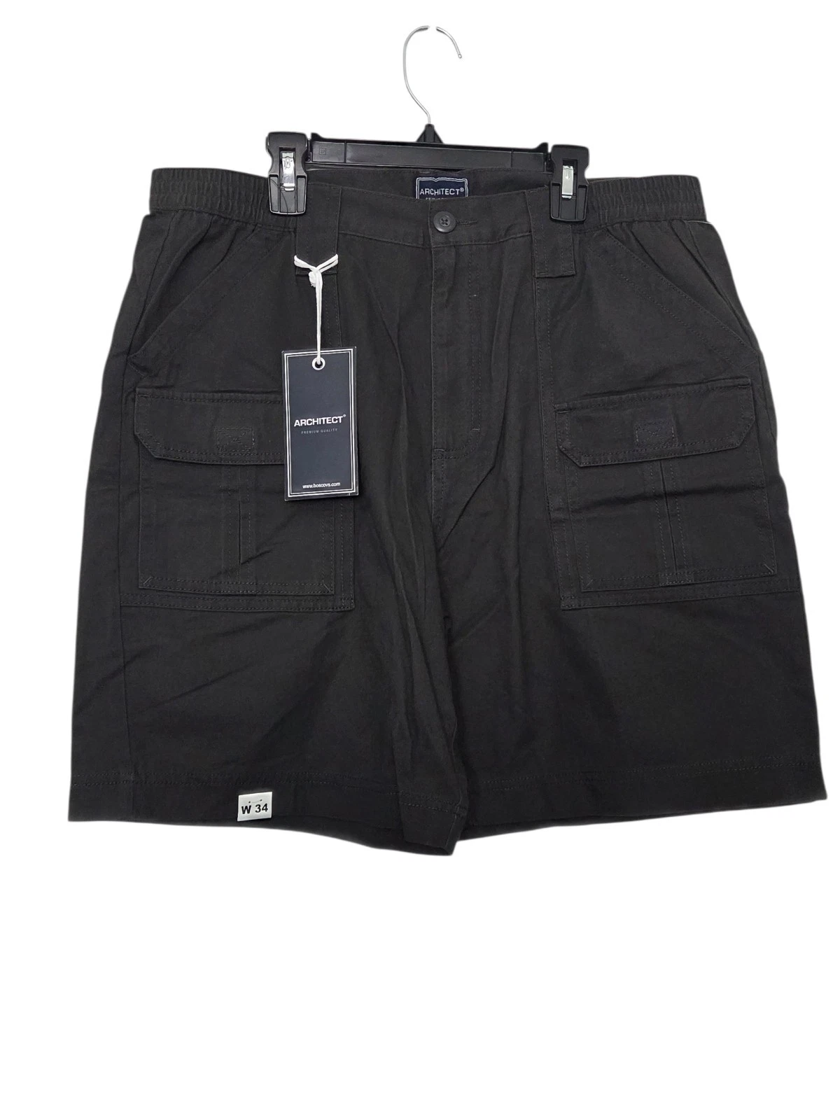 Architect Shorts Cargo Charcoal Casual Shorts Size 34