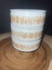 EUC Three VTG Gemco Pyrex Butterfly Gold condiment server bowls! SUPER CUTE!