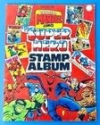 1976 Official Marvel Comics Super Hero Stamp Album Vol One Complete w/ Stickers