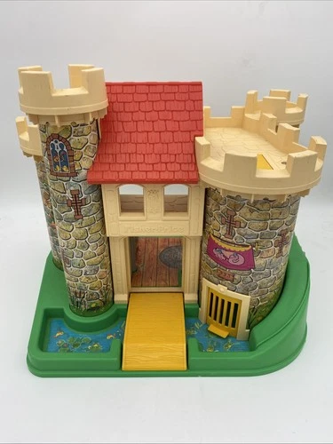 Vintage 1974 Little People Fisher Price Play Family Castle #993  *CASTLE ONLY*