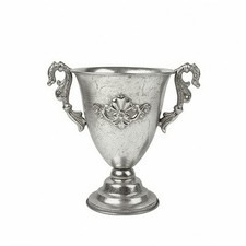 Vases with Pedestal Base Lustrous Vessel Stable for Tabletop Decor