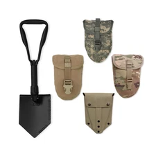 US GI Folding E-Tool Shovel (Used) with Cover