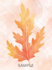 Watercolor Fall Leaves Botanical Wall Art Printable –  Digital Download
