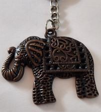 Elephant Detailed Figure Keychain Charm