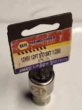 NAPA Tools 12mm 1/2 inch drive 12 point socket