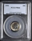 1954 Roosevelt Dime Proof PCGS PR66