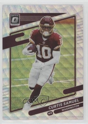 2021 Panini Donruss Optic Wave Prizm 96/299 Curtis Samuel #2 0s9t