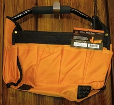NEW Torelli 12.5” Tool Bag Collapsible (Orange) 14 Exterior Pockets
