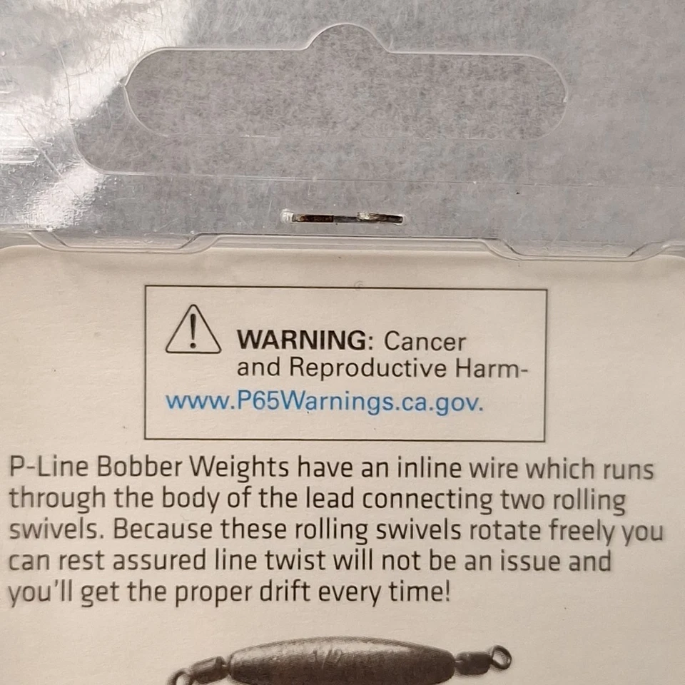 P-Line PLBW-21 Bobber Weight 1Oz 2Pk - Image 4 of 4