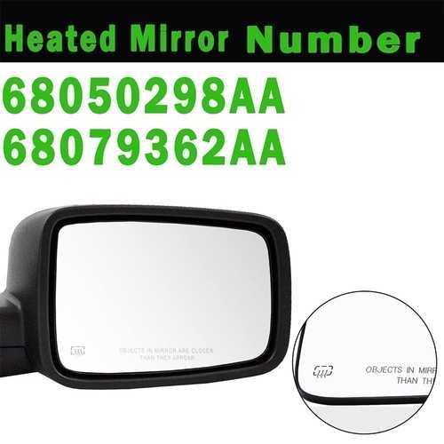 Truck Passenger Side Mirror Glass Right RH Heated For Dodge RAM 1500 2500 -US - Picture 7 of 17