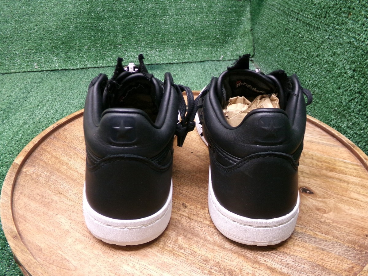 Converse Mens Fastbreak Mid Thinsulate Black White Leather  display picture 1
