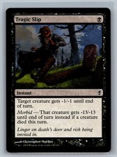 Magic The Gathering Conspiracy 4x Tragic Slip #128/210 MTG TCG CCG Playset