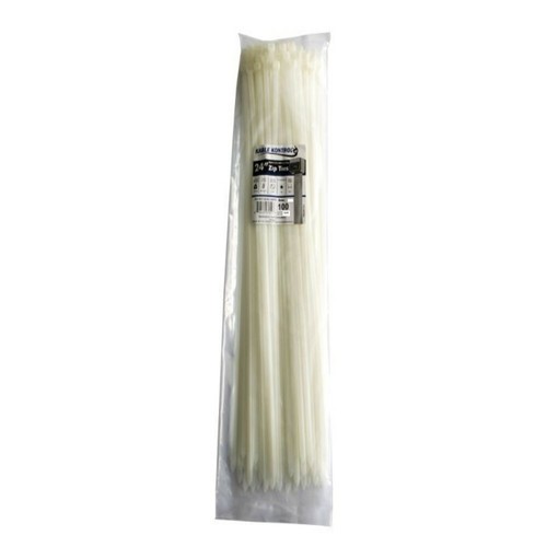 Kable Kontrol Natural/White Zip Ties - Self-Locking - 4" to 60" Inch Long - Picture 28 of 36