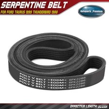 90.03 In Serpentine Belt For Ford Taurus 1999 Thunderbird 1988 Mercury Cougar