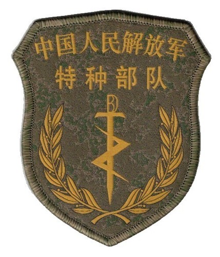 Chinesischer Type 21 Special Forces Ärmelaufnäher für die Tarnuniform