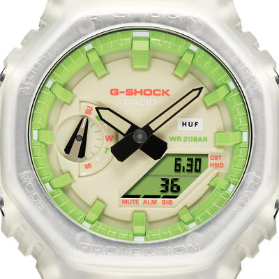 Casio G-Shock × HUF 20TH ANNIVERSARY G-2100 Green JAPAN for