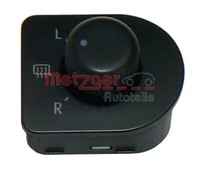 Metzger 0916071 Schalter, Spiegelverstellung FüR VW