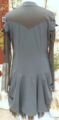 Robe Grise 'Pretty' LMV Taille 40-42 - Manches Longues, Longueur Genou, Coton/polyester, Neuve Sans étiquettes