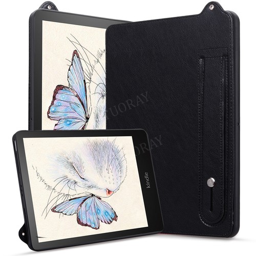 For Amazon Kindle Paperwhite 12th generation 2024 Leather Case Stand Flip Cover - Picture 4 of 142