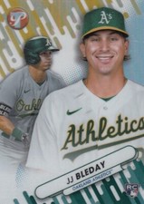 JJ BLEDAY TOPPS PRISTINE ROOKIE FRESH FACES REFRACTOR RC A'S ATHLETICS #7 2023