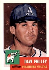 1991 Topps Archives #64 Dave Philley 1953 Reprint