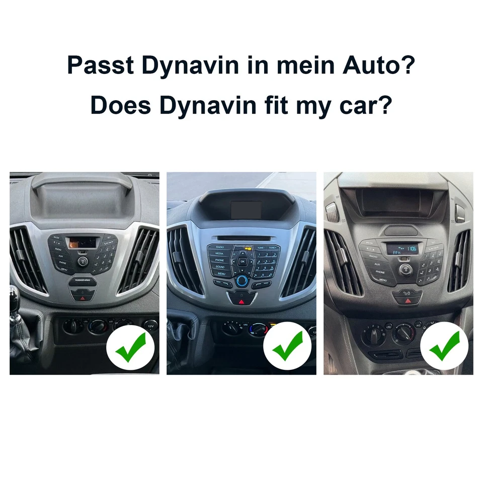 Android Radio Navi für Ford Transit 2014-2018 mit Wireless Carplay Android Auto - Bild 2 von 4