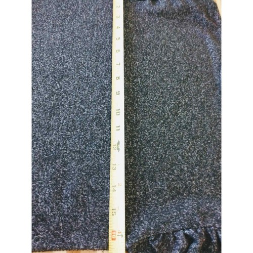 Zara Kids Sweater 8 Long Sleeve Flutter Dark Gray Soft Knit Pullover Winter - Picture 6 of 9